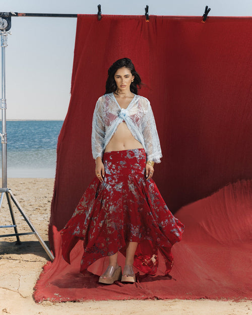 Coralline Skirt Red 1