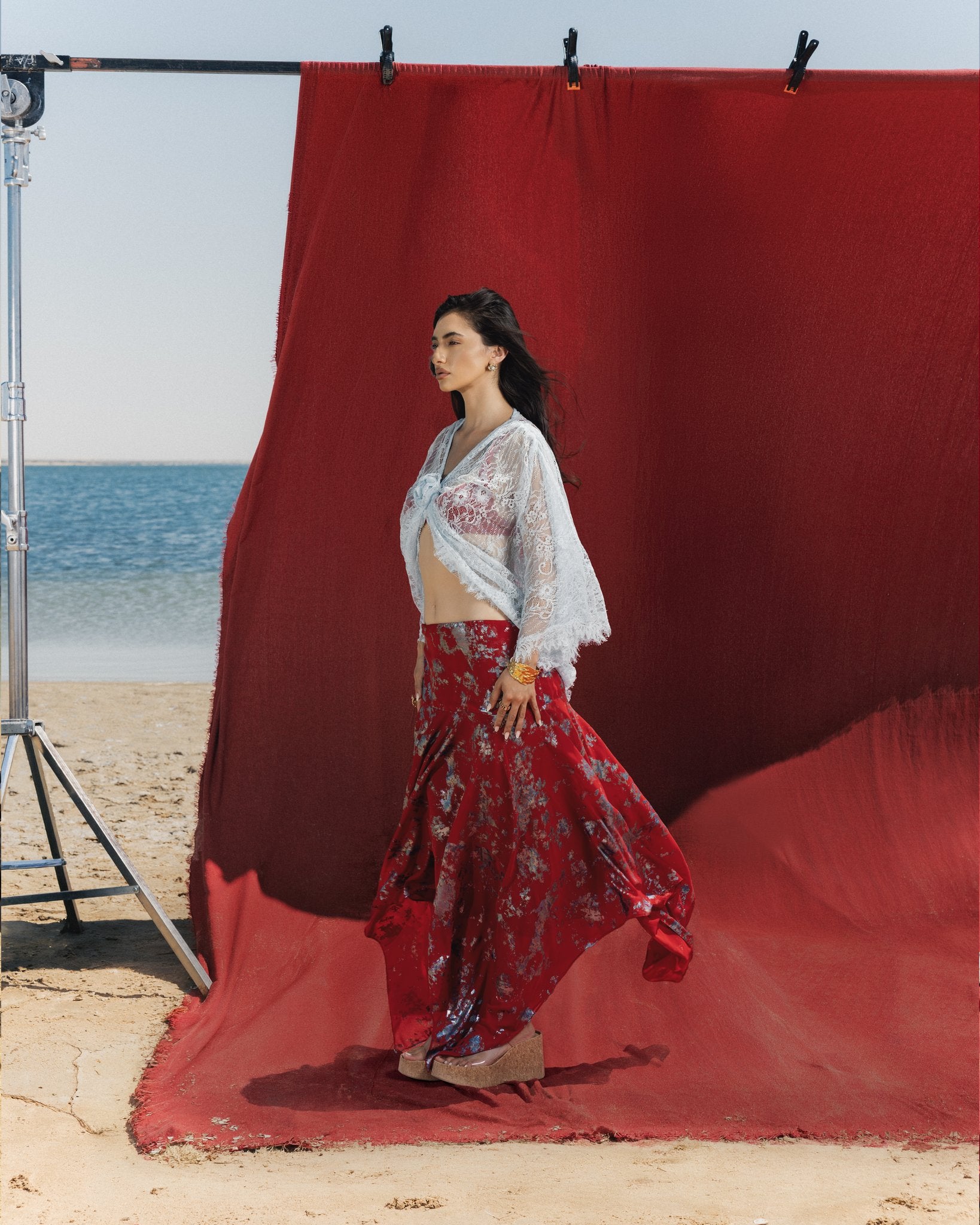 Coralline Skirt Red 2