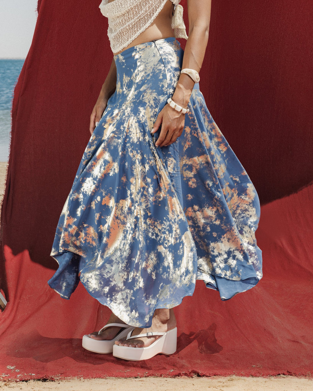 Coralline Skirt Blue 7
